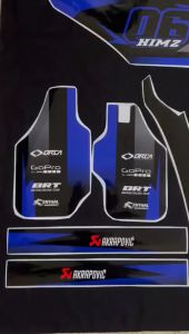 Decal stiker CRF 150l full body MOTIF RACING HITAM ABU D-I2-1278 D-I2-1238D-I2-676 I2-968 I2-974