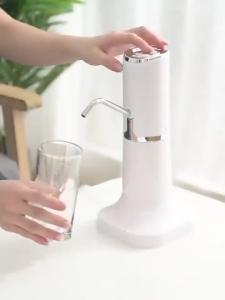 Universal electric water bottle dispenser Electric Bottle Water Dispenser USB Rechargeable Pump Automatic Electric Water Dispenser Household Gallon Drinking Bottle Switch Smart Water Pump Water Treatment Appliances