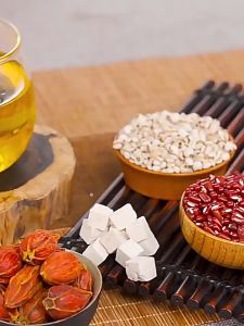 赤小豆红豆薏米茶祛湿气减肥茶排毒茶包 消除臃肿虚胖谷物茶薏苡仁苦荞芡实 Red bean coix seed tea used for dehumidification detoxification weight loss tea bags health tea grain tea