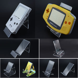 For GB GBC GBA SP 2DS 3DS PSP PSV Game Console Clear Plastic Transparent Stand Shelf Window Counter Display Showcase
