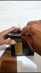 Dus kabah kosong oleh oleh haji dan umroh paket per 50 pcs