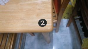 Table Number Cafe Nombor Meja餐桌号码牌 premium Acrylic