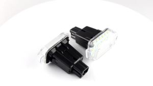 2Pcs White No Error LED License Plate Lights For Mazda 6 GJ1 GL Atenza 2012-2021 Mazda 3 Hatchback 2014-2018 OEM:GHK151270 A/B