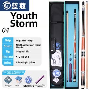 Cuppa | Youth Storm Series Versatile Pool Cue Large Tip