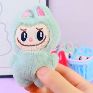 Sweet Shape Cute Labubu Rabbit Doll Plush Keychain Backpack Pendant Bubble Mart Doll Gift Bag Pendant