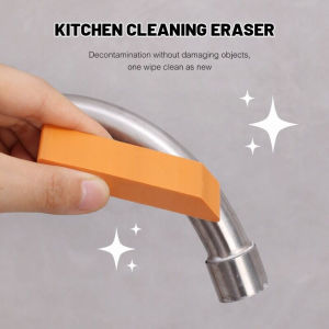 【Original+In Stock】1/2Pcs Stainless Steel Decontamination Rubber Eraser Kitchen Faucet Limescale Erasers Bathroom Glass Rust Remove Stain Cleaning Tools