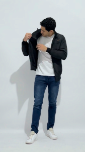 Arcilo Jaket Pria Bomber Torquem Black - Anti Angin & Ringan Desain Stylish Modern