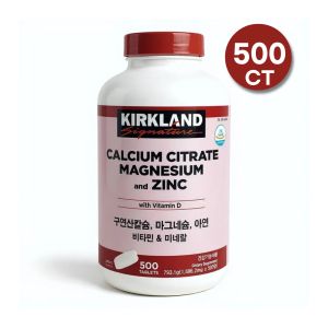 KIRKLAND Calcium Citrate 500 Tabs | With Magnesium Zinc