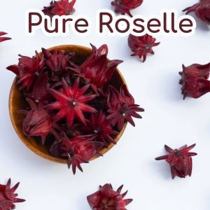 Sabuy Cha Premium Roselle Tea Bags for Blood Pressure & Circulation Support Gluten-Free Herbal Tea 50g (10 Sachets)