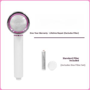 Pressure Boosting Shower Head Filter Softens Water Removes Chlorine Bathing Shower Head Rain Purification Lotus Head