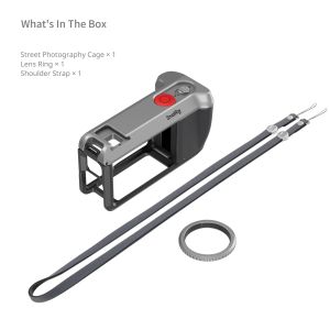 SmallRig 6371 Professional Street Photography Cage with Side Handle Grip Shoulder Strap for DJI Osmo Action 5 Pro / 4 / 3