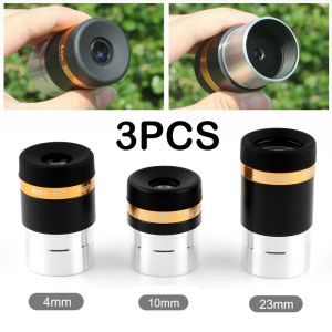 62-degree ultra-wide-angle eyepiece with FMC coating 1.25 inches 4mm 10mm 23mm eyepieces suitable for astronomical telesc