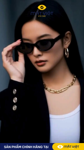 Kính Mát Nữ AMO AMO52425 Kính Mát Mắt Mèo Kính Mát Nhựa Acetate Mắt Kính Mắt Việt