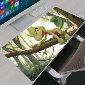 Bandai | Mouse Pad PC Gaming Anime Pokemon Treecko Mouse Pads Gamer Keyboard NonSlip Rubber Computer Carpet Desk Mat Sceptile MousePad