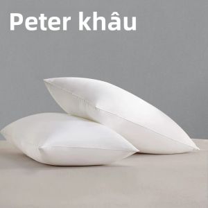 Gối Ngủ Khách Sạn 5 Sao Peter Khanun Chất Liệu Microfiber Bảo Vệ Cột Sống Cổ Hồi Phục Chậm Vỏ 100% Cotton Hình Chữ Nhật Gối Ôm Toàn Thân