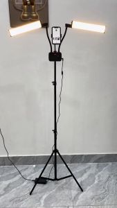 Đèn 2 Râu Phun Xăm Thẩm Mỹ Livestream | Đèn 2 Càng Siêu Sáng Cho Spa Nặn Mụn Nối Mi Live