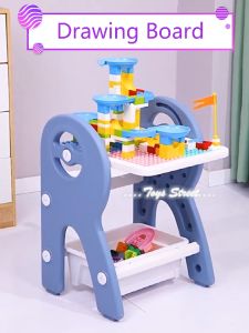 TOYS STREET (TS2314)  KIDS DRAWING BOARD TABLE  & CHAIR SET FURNITURE