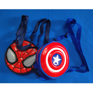 Hot Toys | Marvel New Shoulder Backpack Spiderman Pattern Backpack Baby Coin Purse Bags Casual Student Men And Women Bag Pendant Gift