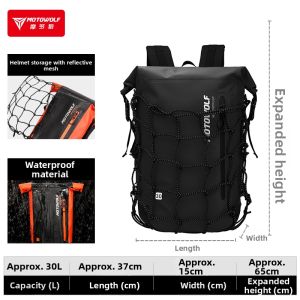 Motowolf | Waterproof Large Capacity Backpack for Riders Traveling