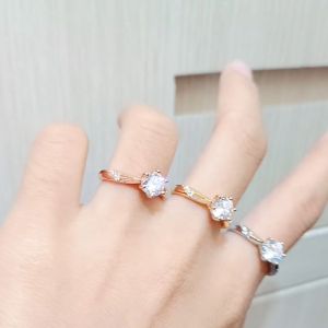 Cincin Wanita Solitaire Mata Silang CCR-189 VR