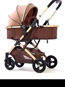 Baby Strollers Can Sit&Lie Portable Foldable Shock Absorption Bidirectional Newborn Baby Stroller