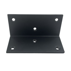 4 PCS 4-Inch L-Shaped Iron Right Angle Brackets with Screws 90-Degree Metal Joint Braces for Wood Bookshelf 4x2x2 Inch