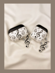 Black Note Star Little Wings AirPods Protective Case Wireless Bluetooth Apple pro Earphone Shell Soft TPU Second Generation