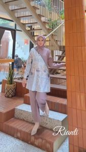 ZIFA FASHION // COD // PANDORA SETCEL BY RIANTY.ID // DRESS SET CELANA TERBARU // BAHAN LIONEL RICHIE // BUSANA WANITA MODIS SIMPEL