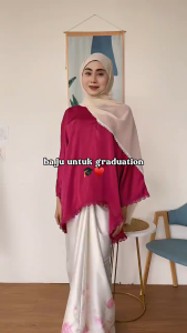 ZOE ARISAH Emberly Ressica Baju Kurung Raya 2026 Pario Muslimah Floral Printed Modern Raya Wanita Lace Plus Size 4XL ZOE ARISSA