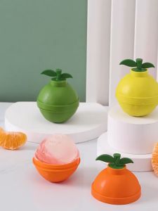 บล็อคซิลิโคนทำน้ำแข็งEP1 ที่ทำน้ำแข็งทรงกลมรูปส้ม สำหรับทำน้ำแข็ง