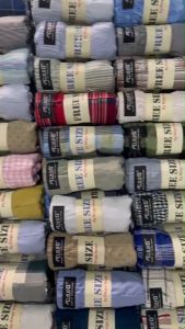 บ๊อกเซอร์ผ้าเชิ้ต F/XL/2XL คละลาย (S)