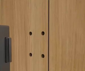 Khóa số cửa tủ ngăn kéo bàn đa năng thế hệ mới không cần khoan lỗ dùng vít (KS688)