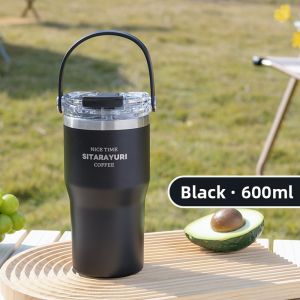 Thermal Dual-Drink Straw Water Bottle