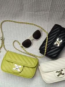 Tas HP Tas Wanita Selempang Kulit PU Tas Cewek Terbaru Tas Mini Tali Rantai Tas Bahu Cewek Tas Mungil Imut Terbaru Kekinian