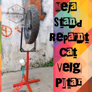 Meja stand cat repaint putar serbaguna