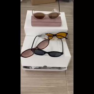 Retro Sunglasses Oval Frame Street Decoration Outdoor Sunglasses Sunshade Driving Glasses