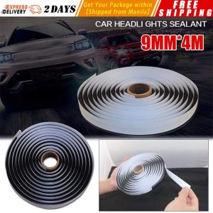 Headlamp Glue Black Butyl Rubber Glue Headlight Sealant Retrofit Reseal Hid Headlamps Taillight Shield Glue Waterproof Tapes Headlight-Sealant-9MM