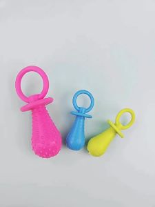 Đồ chơi núm vú giả cho Chó gặm sạch răng có chuông lục lạc - Love Pets Shop