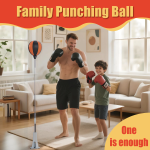 New Family Punching Ball Cobra Bag for Aiming & Agility Training Home Fitness Equipment One-click Installation Punching Bag