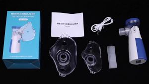 Portable Nebulizer Handheld Asthma Inhaler Ultrasonic Spray Nebulizer Machine For Baby Kids And Adults Rechargeable