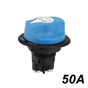 For RV Motorcycle Truck Boat Battery Disconnector Isolator Cut Off Switch Kit 12v 50 100 200 300A Car Battery Race Rally Switch