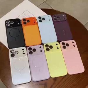 szhaiyu | Liquid Silicone Magnetic Phone Case For iPhone 18 Pro Max 17 16 15 14 13 Pro Plus With Wireless Charge Protector Cover Funda