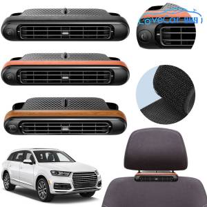 (Fits All Vehicles) Car rear fan USB plug-in 3 speed pillow leaf less seat fan USB sedan commercial vehicle van jeep off-road vehicle truck excavator owerful Bladeless Car Seat Fan-Easy Install with Adjustable Airflow Turbo Boost Cooling for Backseat