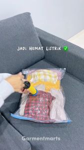 Aksesoris Penyimpanan Efisien: Vakum Plastik Pompa Manual & Portable Vacum Bag