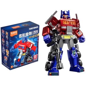 [LUMINOUS 有灯 12cm] BLOKEES Original Shining Part 3 TRANSFORMERS GLADIATOR MINER MEGATRON Building Blocks Movable Toys