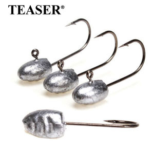 TEASER  10pc A030 1g 2g 3g 4g 1g 2g 3g 4g Small Jig Head Fishing Hook For Soft Lure Lake Fishing Accessories Mini Jighead Hook