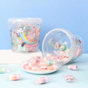 [ Siêu hót ] Combo 500g Kẹo cuộn trái cây / nước ép trái cây 7 sắc cầu vồng siêu dài mềm hương vị tuổi thơ