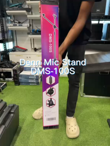 Denn DMS-100S Stage Stand for Microphone (Floor Type) With Microphone Clips