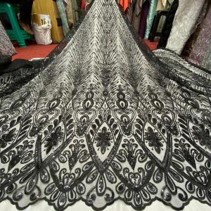 bahan kain tulle eplic payet/bahan kain kebaya wanita terbaru