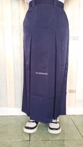 Rok span panjang belah 2 SMP/MTs Bahan Twist Premium Murah - Rok Seragam Sekolah
